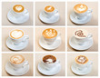 Food set of cap with coffee