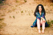 Photo: curly hair woman curly hair woman
