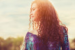Photo: woman sunlight portrait woman sunlight portrait
