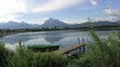 Boot am See mit Ente Clip