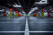 Parking garage underground