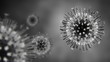 Video: Animation of the avian flu virus, H5N1. Perfect loop. Animation of the avian flu virus, H5N1. Perfect loop.