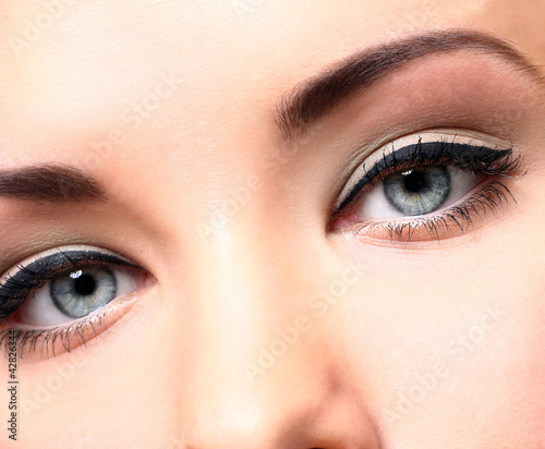 Photo: Beautiful eyes with makeup Beautiful eyes with makeup