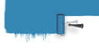 Fabroller Wand Blau