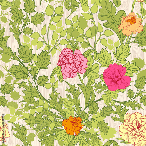 Vector: Floral background Floral background