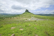 Photo: Sandlwana hill or Sphinx with soldiers graves in foreground, the scene of the Anglo Zulu battle site of January 22, 1879. The great Battlefield of Isandlwana and the Oskarber, Zululand, northern Kwazulu Natal, South Africa Sandlwana hill or Sphinx with soldiers graves in foreground, the scene of the Anglo Zulu battle site of January 22, 1879. The great Battlefield of Isandlwana and the Oskarber, Zululand, northern Kwazulu Natal, South Africa