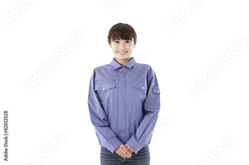 Photo: 女性・作業着 女性・作業着
