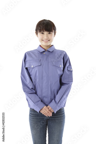 Photo: 女性・作業着 女性・作業着