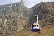 Photo: Cable Car takes tourists to the top of Table Mountain, Cape Town, South Africa Cable Car takes tourists to the top of Table Mountain, Cape Town, South Africa