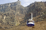 Photo: Cable Car takes tourists to the top of Table Mountain, Cape Town, South Africa Cable Car takes tourists to the top of Table Mountain, Cape Town, South Africa
