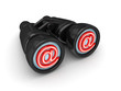 Binoculars with AT symbols.