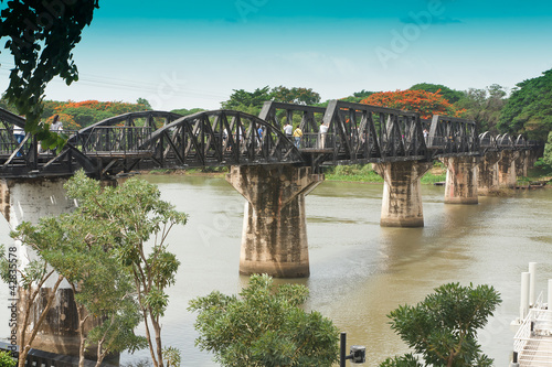 Photo: Bridge over the river Kwai. Bridge over the river Kwai.