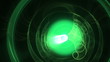 green circles seamless looping background