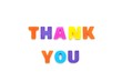 アルファベット　THANK YOU