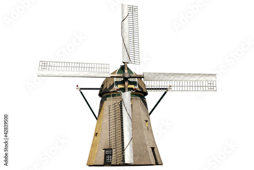 Photo: Windmill isolated Windmill isolated