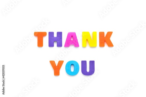 Photo: アルファベット THANK YOU アルファベット THANK YOU