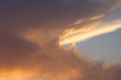 Sonnenuntergang im Gebirge