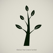 Tree Symbol Design, Creative Nature Icon