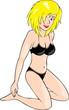 girl in underwear