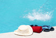 Am Pool, at the pool