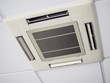 Modern air conditioning system installed on the ceiling