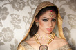 portrait of a beautiful Indian bride