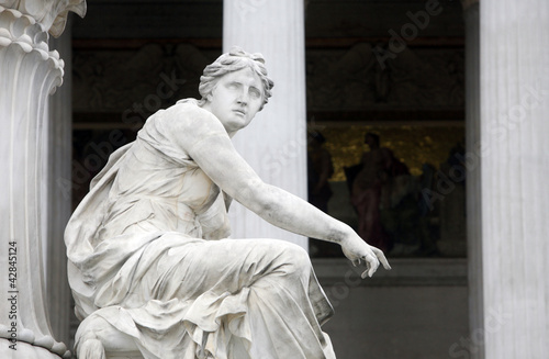 Photo: Vienna - detail from Athene fountain Vienna - detail from Athene fountain