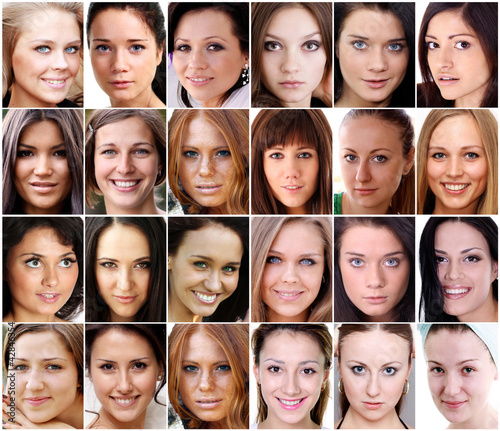 Photo: Portrait of beautiful young women Portrait of beautiful young women