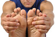 Photo: Hamstrings stretch Hamstrings stretch