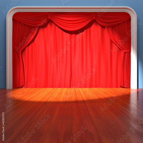 Illustration: Theater Stage Theater Stage