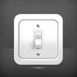 Light switch, vector