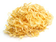 dried squid isolated on the white background