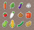 vegetable stickers