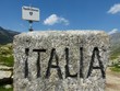 Grenzstein zu Italien und Österreich