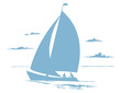 Vignette Segelboot
