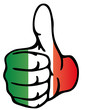 Daumen Italien