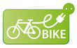 e-bike vector badge