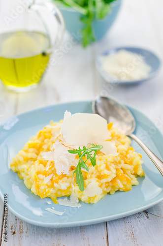 Photo: Kürbis risotto Kürbis risotto