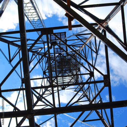 Photo: under high voltage tower under high voltage tower