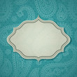 Vector: Frame in the Indian style Frame in the Indian style
