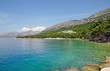 die Makarska Riviera in Dalmatien bei Brela