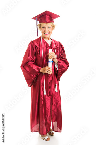 Photo: Senior Lady Graduates with Honors Senior Lady Graduates with Honors