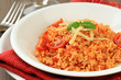 Italian risotto with tomatoes