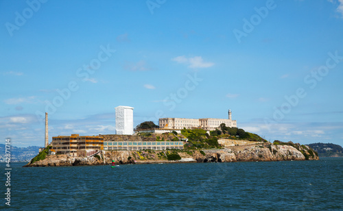 Photo: Alkatraz island in San Francisco bay, California Alkatraz island in San Francisco bay, California