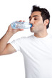 Photo: Man Drinking Water from Bottle Man Drinking Water from Bottle