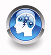 "Brainstorming" glossy icon