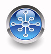 "Mind map" glossy icon