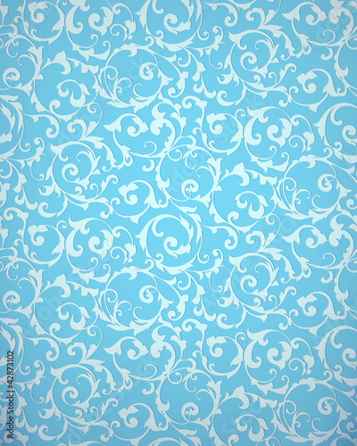 Vector: Blue seamless pattern Blue seamless pattern