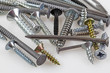 close up nails and screws