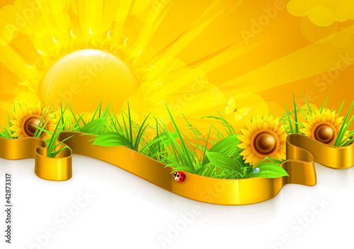Vector: Landscape background Landscape background